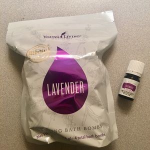 Young Living Lavender Bath Bombs & Oil Set